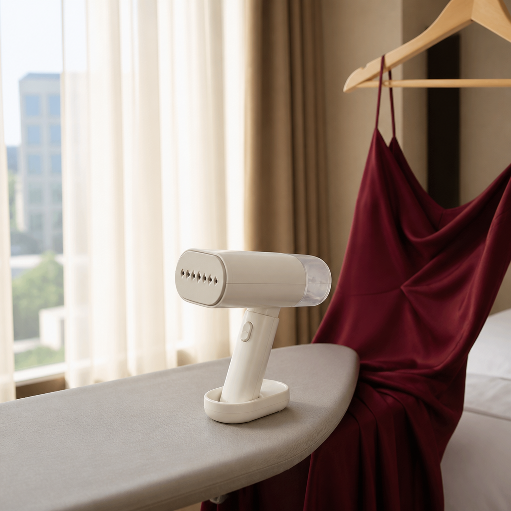 Dual-voltage travel steamer