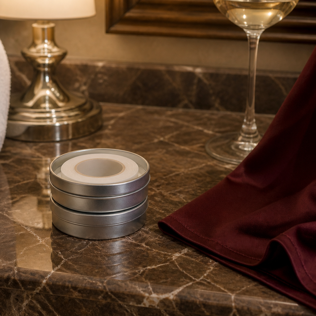 Fashion tape, two tins